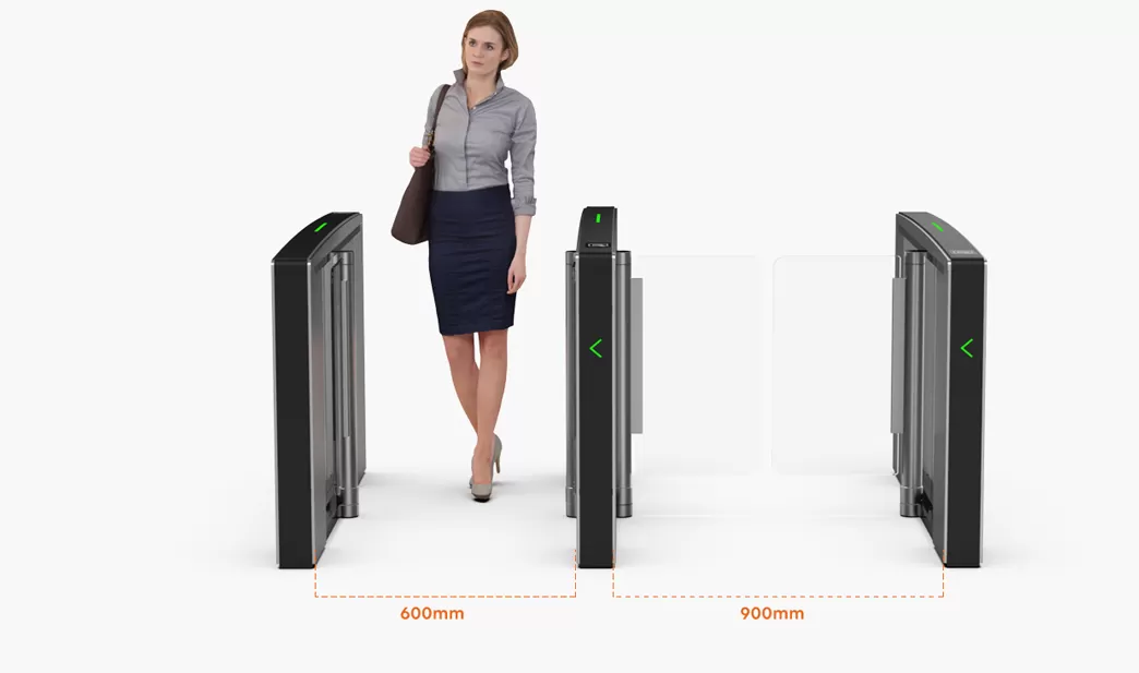 Optional Passage Width and Futuristic Lighting