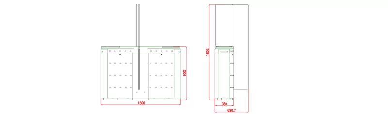 Details of Sliding Turnstile DR.TD.6992