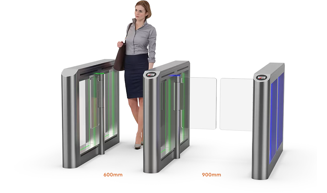 Optional Passage Width and Futuristic Lighting