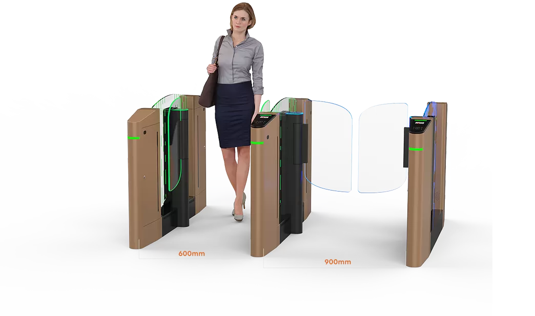 Optional Passage Width and Futuristic Lighting