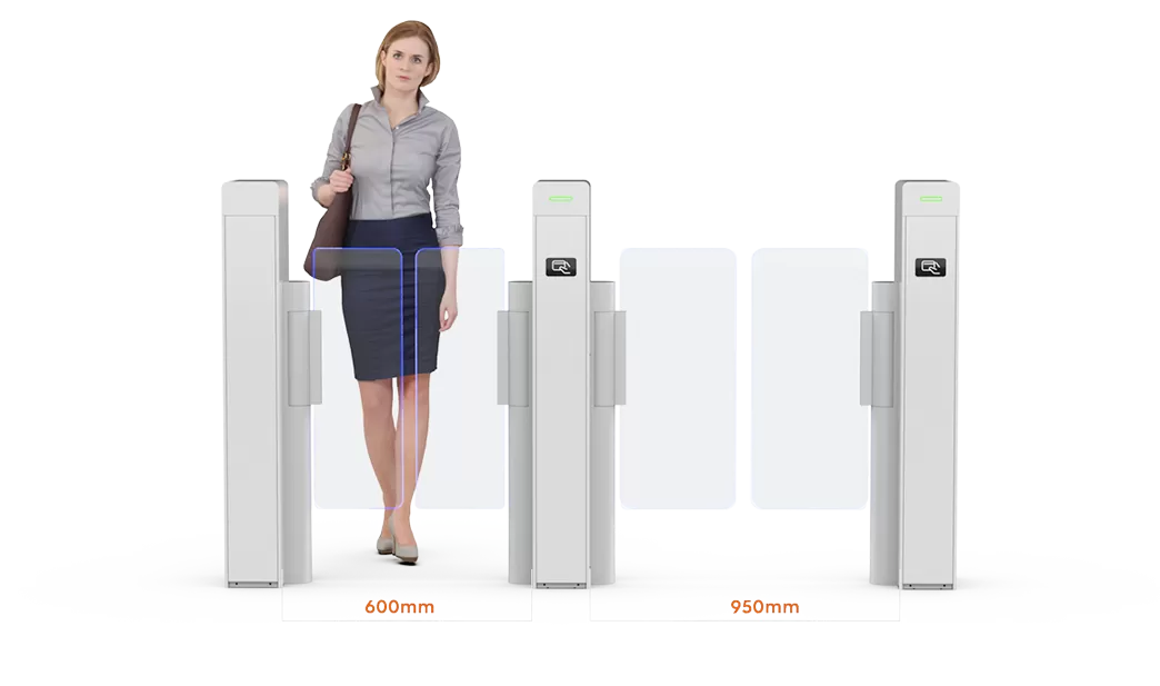 Optional Passage Width and Futuristic Lighting