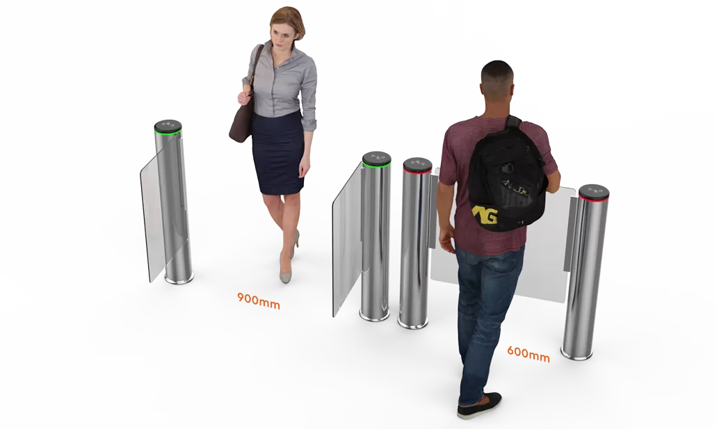 Quick Pass Passage Width and Concise Green/Red lndicator