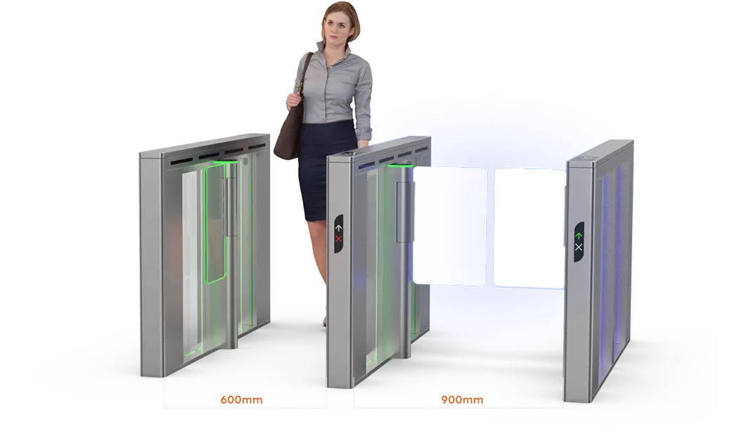 Optional Passage Width and Futuristic Lighting