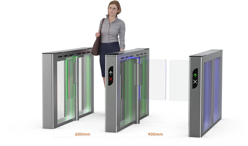 Optional Passage Width and Futuristic Lighting