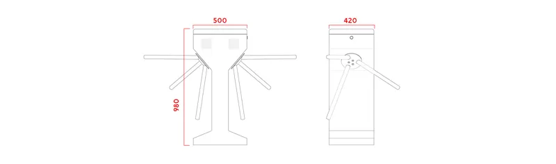 Details of Tripod Turnstile VD.TD.6371XS-D